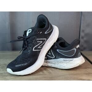 New Balance Fresh Foam X 1080 V12 Women’s Sz 7.5 B Black Running Shoes W1080B12